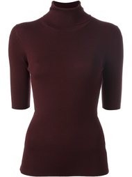 high neck shortsleeved pullover Theory