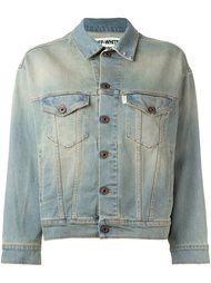 'arrows' print denim jacket Off-White