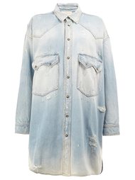 distressed denim shirt Faith Connexion