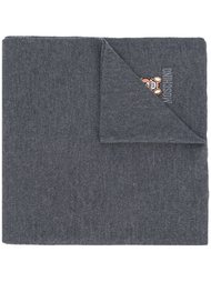 toy bear embroidered scarf Moschino