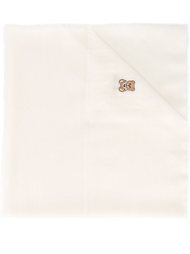 frayed toy bear scarf Moschino