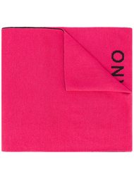 logo intarsia scarf Moschino