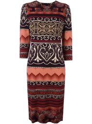 платье средней длины с орнаментом Etro