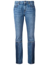 panelled straight-leg jeans Alexander McQueen