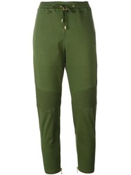 спортивные брюки в байкерском стиле Balmain