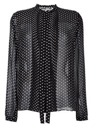 frayed polka dot blouse McQ Alexander McQueen