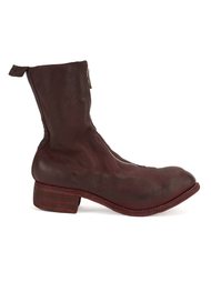 front zip ankle boots Guidi