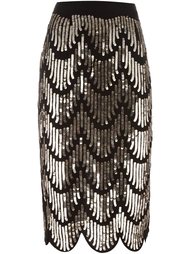 юбка-карандаш с пайетками Givenchy