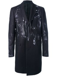 байкерское пальто Moschino