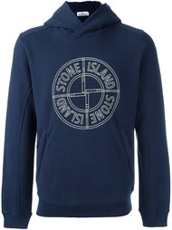 толстовка с капюшоном и логотипом Stone Island