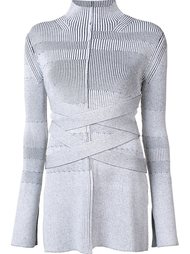turtleneck bandage knit sweater Proenza Schouler