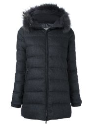 collar detail padded coat Duvetica