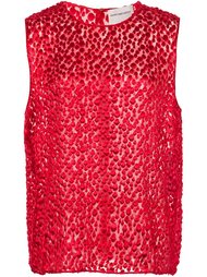 textured tank top Maison Rabih Kayrouz