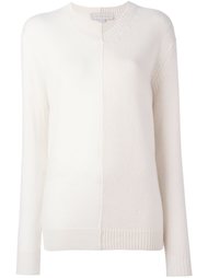 contrast panel v-neck jumper Stella McCartney