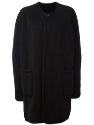 однобортное пальто Yohji Yamamoto