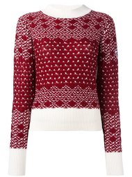 reversed jacquard cropped jumper Rossignol