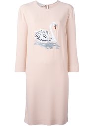 swan print dress Stella McCartney