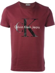 футболка с принтом-логотипом Calvin Klein Jeans
