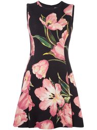 платье мини с тюльпанами Dolce &amp; Gabbana