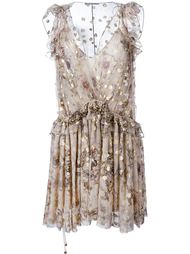 платье с цветочным узором  Chloé