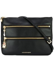 сумка через плечо с тройной молнией Alexander McQueen