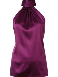 halterneck sleeveless blouse Ramy Brook