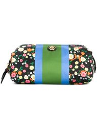 floral print makeup bag Tory Burch