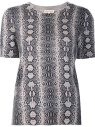 snakeskin print top Rebecca Taylor