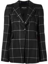 пиджак в клетку Emporio Armani