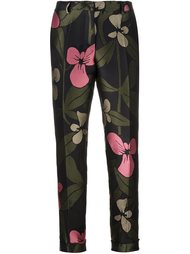 жаккардовые брюки с цветочным принтом P.A.R.O.S.H.