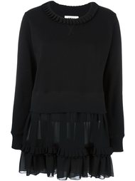толстовка с оборками  Mm6 Maison Margiela