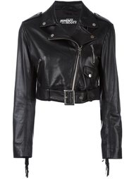 cropped biker jacket  Jeremy Scott