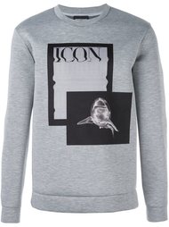 толстовка с принтом 'Icon' Emporio Armani