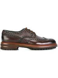 туфли броги  Santoni