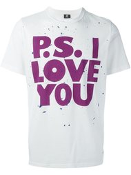 футболка 'I Love You' Ps By Paul Smith