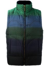 куртка-пуховик в полоску Missoni
