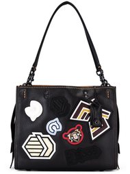 сумка-тоут с заплатками Coach