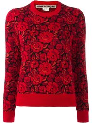 джемпер с цветочным узором Comme Des Garçons