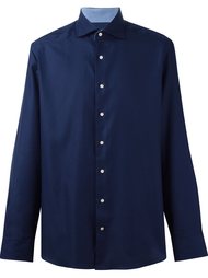 жаккардовая рубашка на пуговицах Hackett