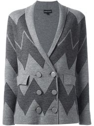 двубортный пиджак Emporio Armani