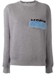 толстовка с логотипом MSGM