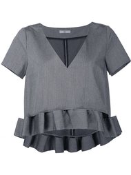 ruffled hem blouse Zac Zac Posen