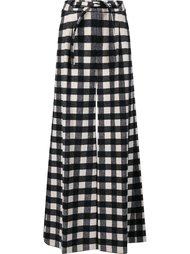 checked palazzo pants  Zac Zac Posen