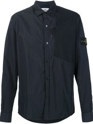 рубашка с логотипом на рукаве Stone Island