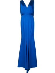 v-neck gown  Zac Zac Posen