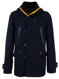 fur collar peacoat Sacai