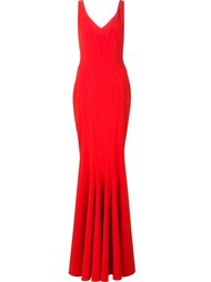 v-neck gown  Zac Zac Posen