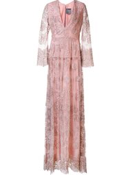 embroidered tulle gown Monique Lhuillier