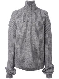 ribbed roll neck oversized jumper Damir Doma