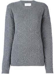 patterned knit sweater Christian Wijnants